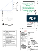 Buku Program Malam Seribu Kenangan