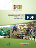 IV Censo Nacional Agropecuario 2012