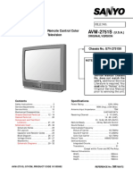 Sanyo Avm2751s Service Manual