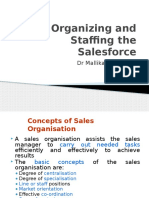 5 Organizing and Staffing The Salesforce