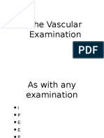 Vascular Examination