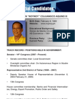 [Philippine Elections 2010] Aquino, Noynoy Profile