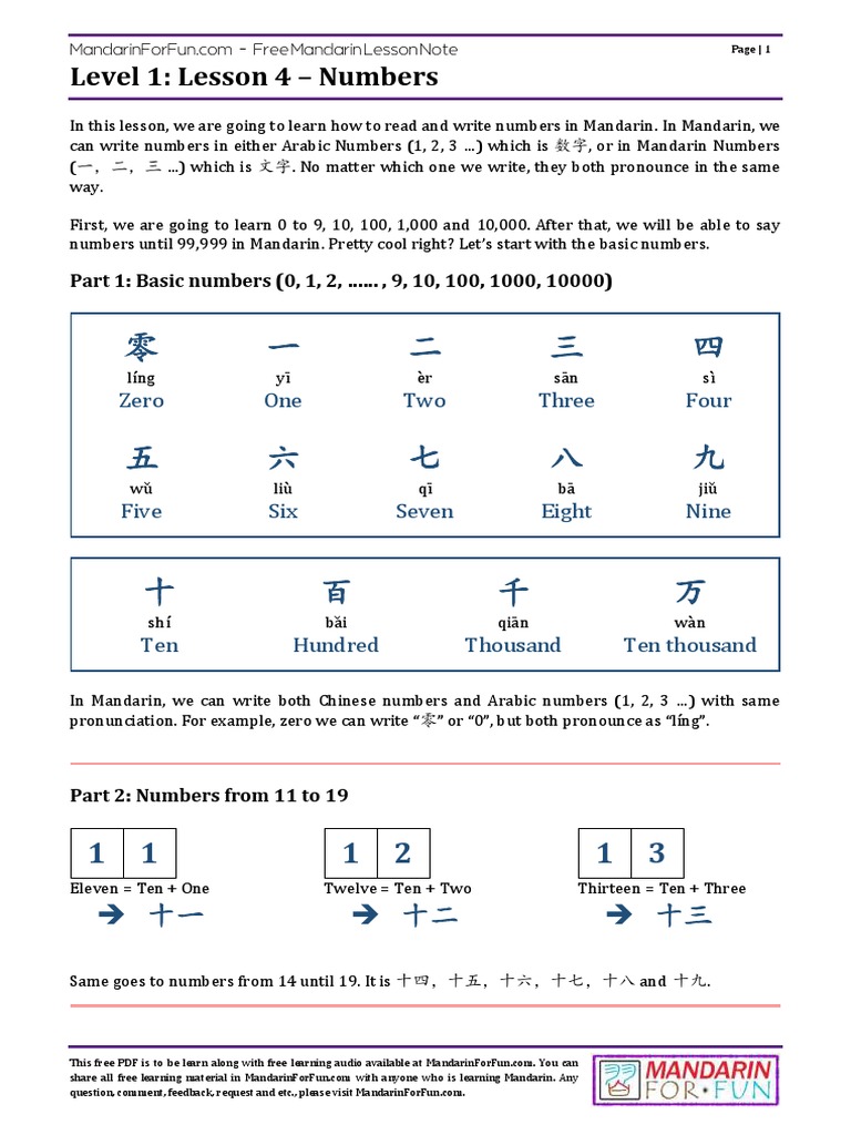 Mandarin For Fun Level 1 Lesson 4 Standard Chinese Question