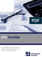Professionals Australia Tax Guide 2013 14 WCover2