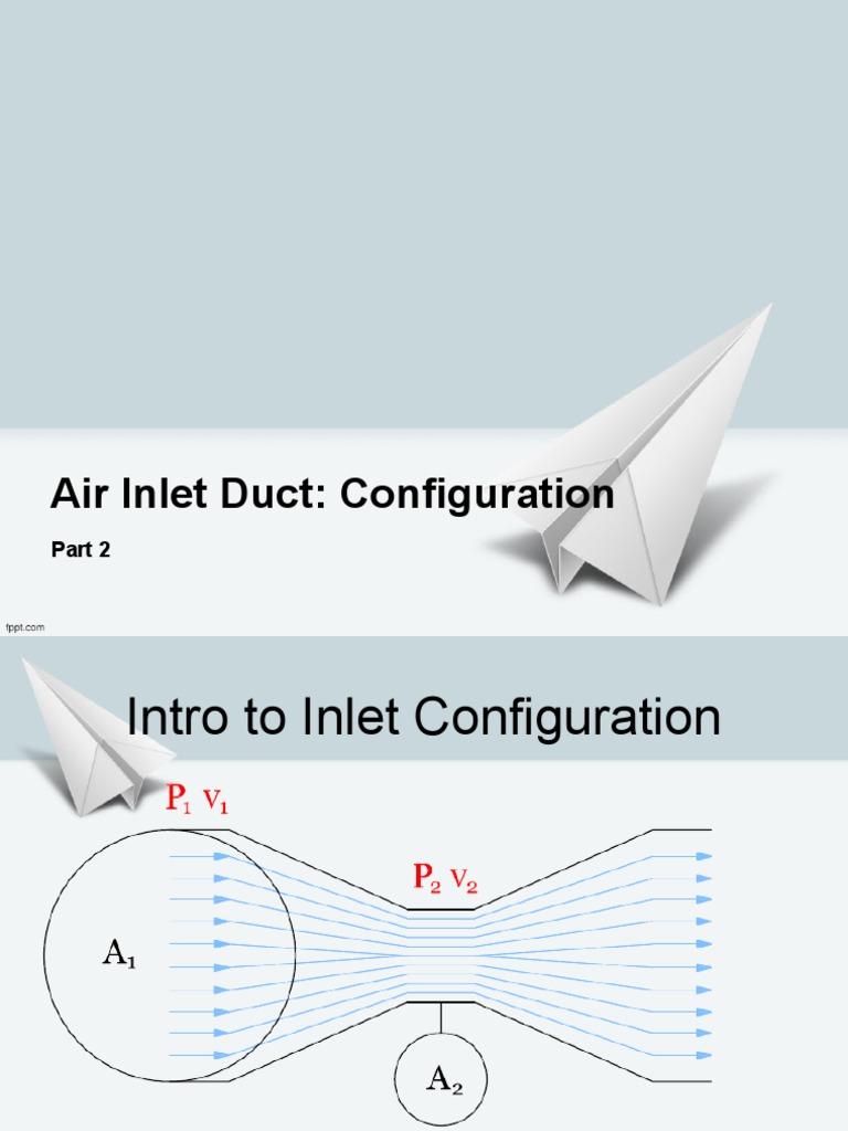 Air Inlet Duct Configurations Explained | PDF