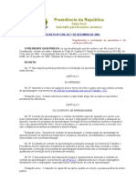 GT Produção do Conhecimento - CSJ DECRETO N 5 598 DE 1 DE DEZEMBRO DE 2005