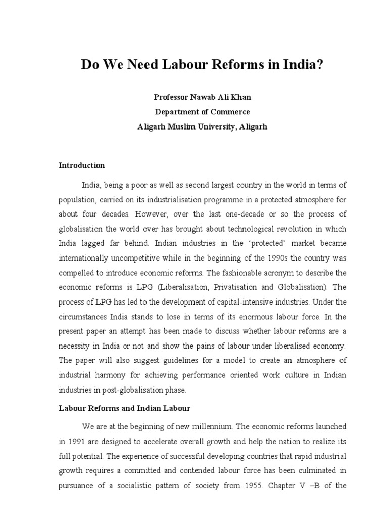 Labor movement research paper image