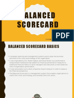 Balanced Scorecard: Thomas Roy T