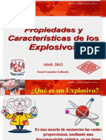 Propiedades y Características de Los Explosivos
