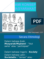 Konsep Masyarakat & Sosial Budaya Masyarakat