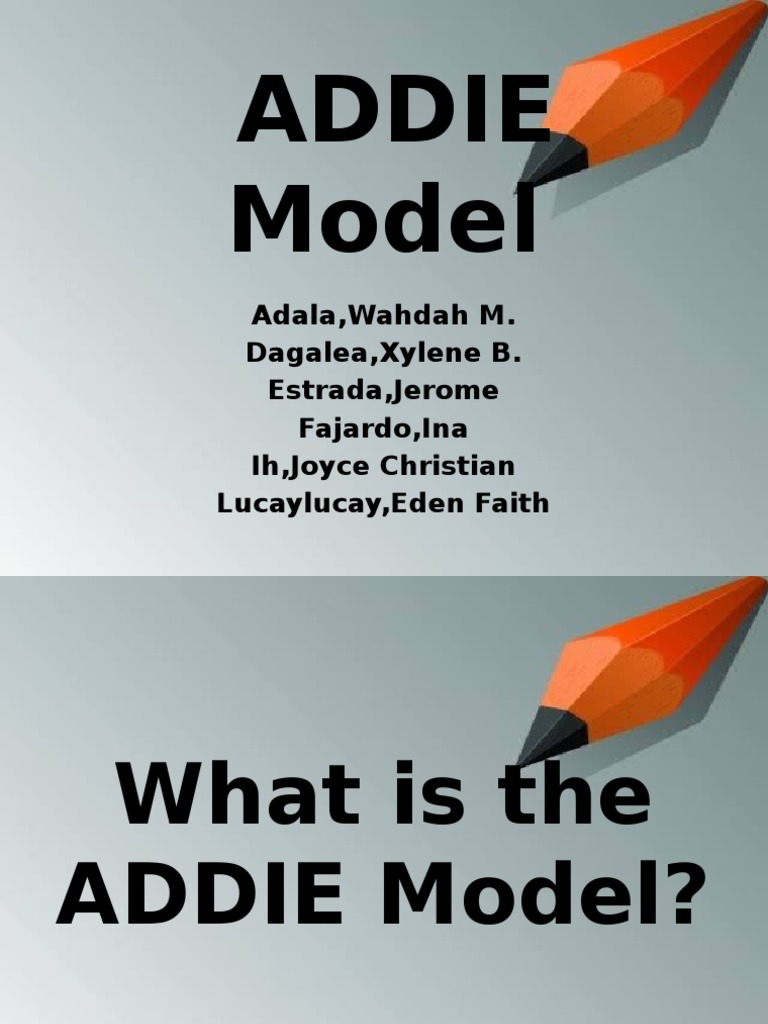 Understanding the ADDIE Model in Instructional Design | PDF