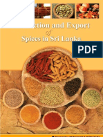 Production & Export of Spices in Sri Lanka