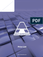 Antamedia Price List