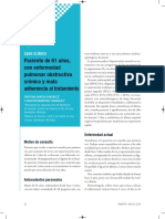 CASO CLÍNICO-1 Paciente de 61 Años, Con Enfermedad Pulmonar Obstructiva Crónica y Mala Adherencia Al Tratamiento.n 11