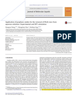 Application of Graphene Oxides For The Removal of PB (II) Ions From Aqueous Solutions