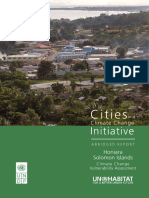 Honiara, Solomon Islands: Climate Change Vulnerability Assessment