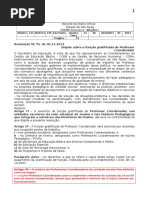 30.01.16 Resolução SE 75-14 Professor Coordenador e Suas Alterações