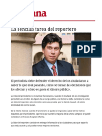 La Sencilla Tarea Del Periodista PDF