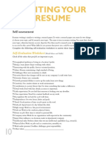 Writing Your Resume: Self-Assessment