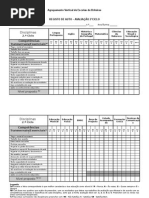 NOVO Registo de Auto-Avaliação - 2[1] º Ciclo