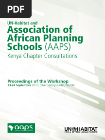 United Nations Human Settlements Programme (UN-HABITAT) | Scribd