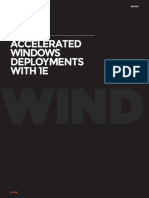 Accelerated Windows Deployments With 1E