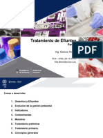 Tratamiento de Efluentes Industriales, Domésticos - Parte 1