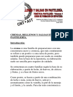 Cremas, Rellenos y Salsas - Curso de Formación en Repostería Vol. 1 de 5 - CNT Cartagena