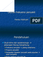 Ukuran Frekuensi Penyakit Dan Ukuran Asosiasi Antara Paparan