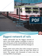 Technological Aspects of Indian Railway