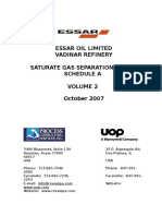 Essar Oil Limited Vadinar Refinery Saturate Gas Separation Unit 2 Schedule A October 2007