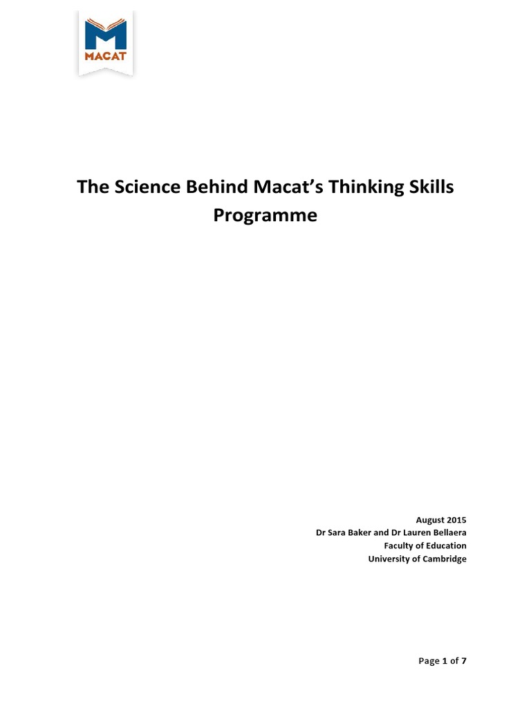 Critical thinking test picture