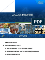 Analisis PDB - PDRB