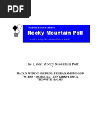 BRC Poll On AZ SEN 2/1/2016