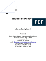 internship packet