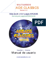 Manual Multijuegos ARCADE CLASSICS v3