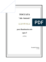 005 - Daluisio - Bandoneon Toccata Alla Fantasia Opus 5 PDF