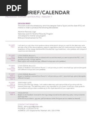 design brief 