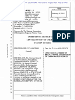 Amicus Brief from The National Association of Immigation Judges in the case of Afsaneh Ashley Tabaddor v. Eric H. Holder Jr. et al Case No. 14-cv-06309