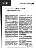 Brown Stock Washing System Overview | PDF | Pulp (Paper) | Industrial ...