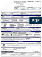 Formato Unico SED Funcionarios Version 1 0 PDF