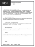 El problema economico