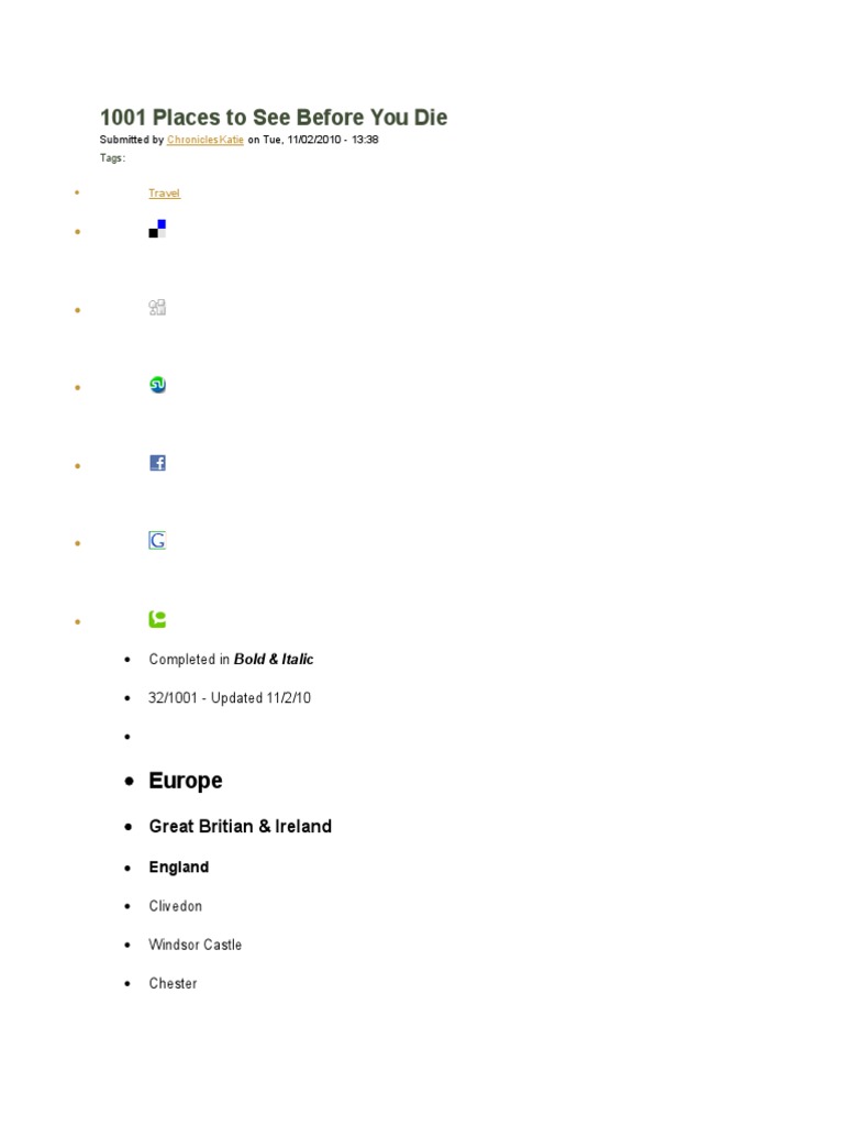 1001 Places to See Before You Die PDF