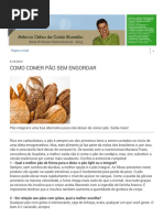 Boas Práticas Farmacêuticas- Como Comer Pão Sem Engordar