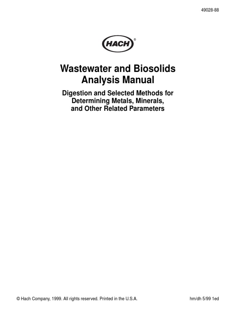 Hach Bod Incubator Model 205 Manual Meat