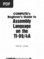 COMPUTE!'s Beginner's Guide to Assembly Language on the TI-99/4A