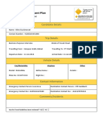 Journey Management Plan (NEW)