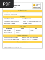 Journey Management Plan Template | PDF | Vehicles | Risk
