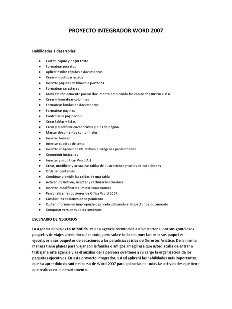 Proyecto de Word | Microsoft Word | Microsoft Office | Prueba gratuita ...