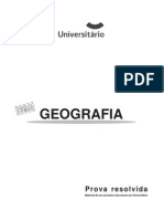 Geografia - Ufrgs Prova Com Gabarito Comentado 2004